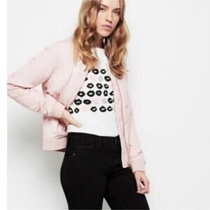 Uniqlo Lightweight Pink Bomber Jacket